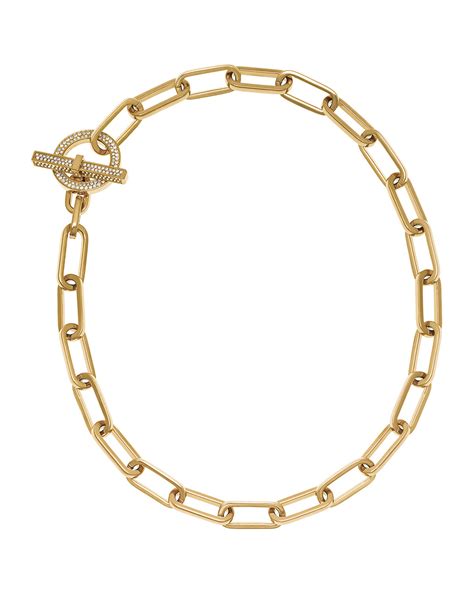 michael kors toggle necklace gold|michael kors necklace sale.